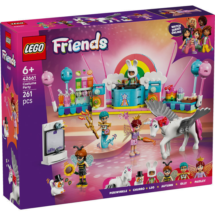 Lego Friends Party Unicorn & Fairy για 6+ Ετών 261τμχ - Image 1