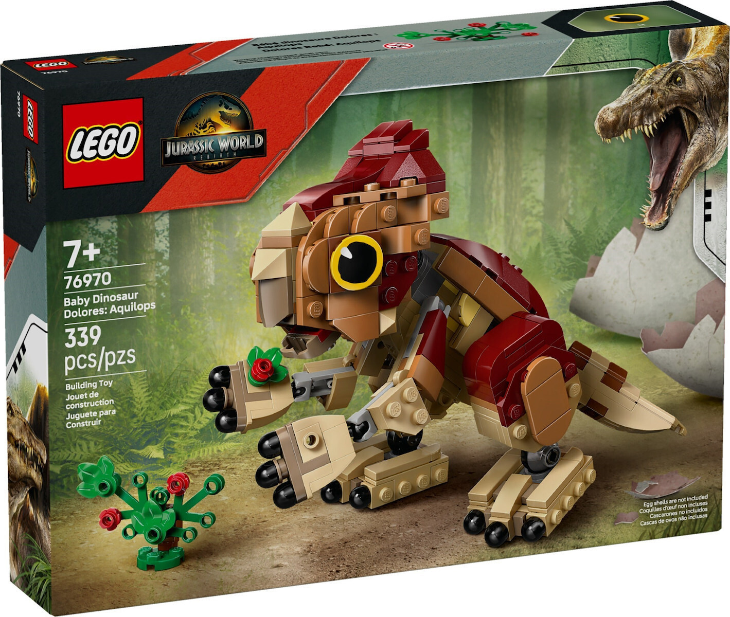 Lego Jurassic World Baby Dinosaur Dolores: Aquilops για 7+ Ετών 339τμχ
