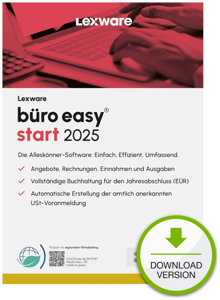 Lexware Esd Γραφείο Easy Start 2025 Απεριόριστη Διάρκεια Λήψη