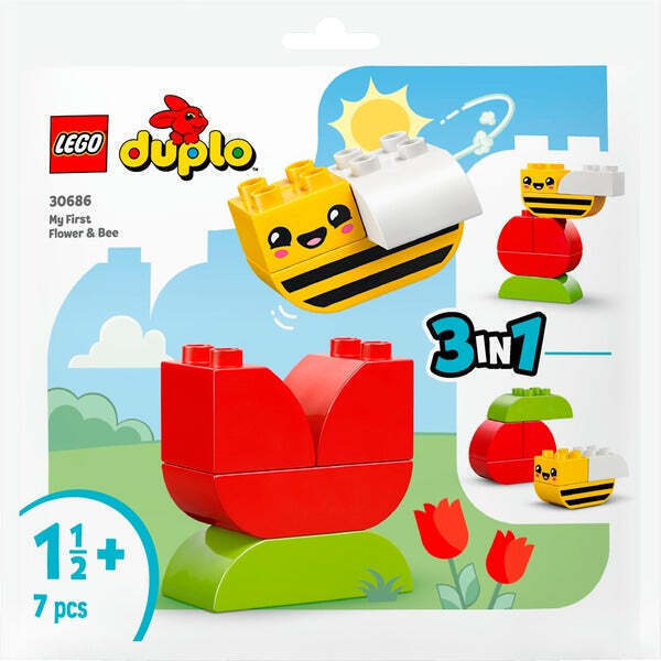 20250610170941_a29a4592 Lego Duplo My First Flower & Bee για 1+ Έτους 7τμχ - Image 2