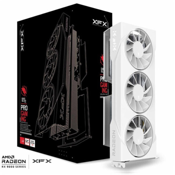 XFX Radeon RX 9060 XT 16GB Swift OC White Triple Fan Gaming Edition