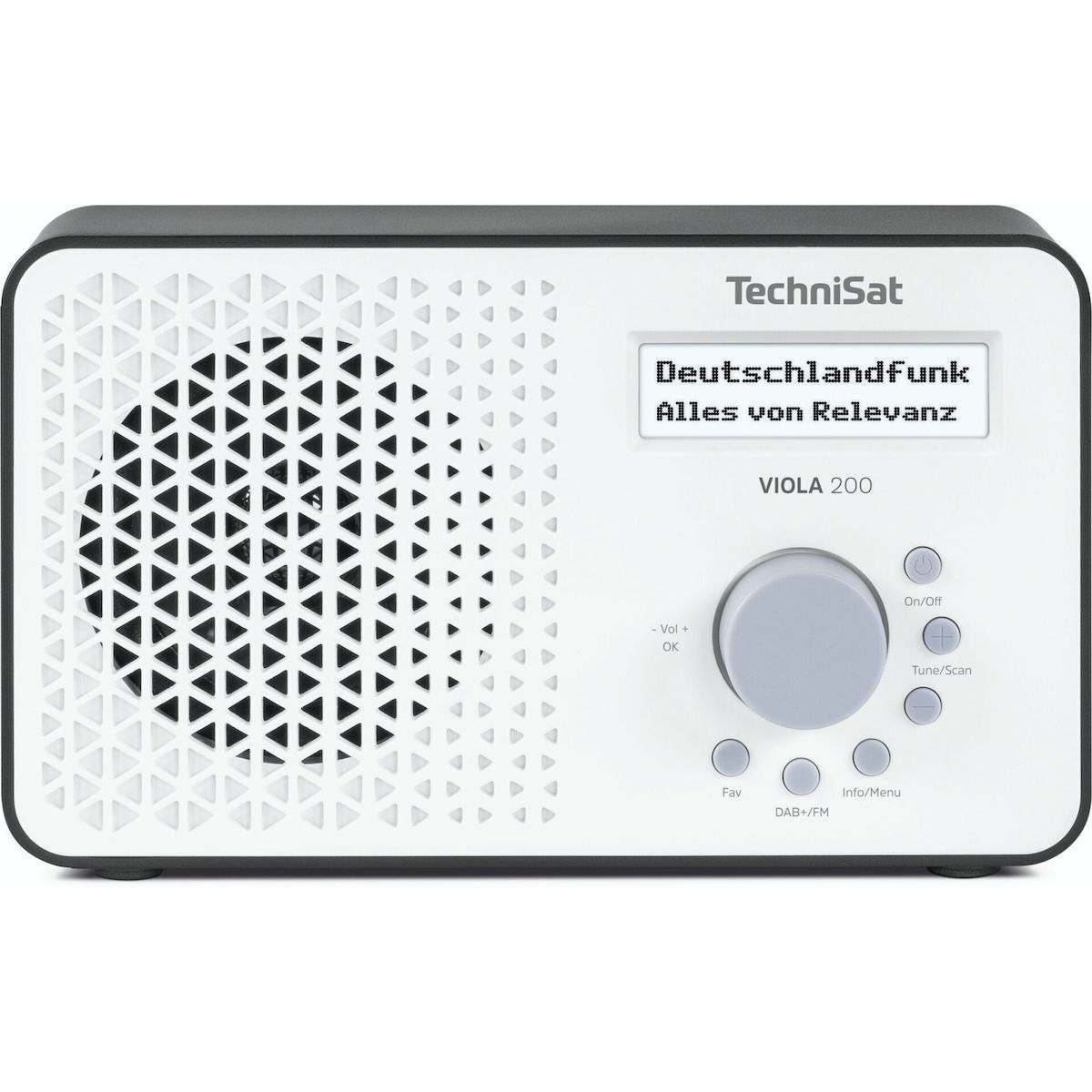 Technisat Viola 200 Επιτραπέζιο Ραδιόφωνο Μπαταρίας DAB+ Λευκό