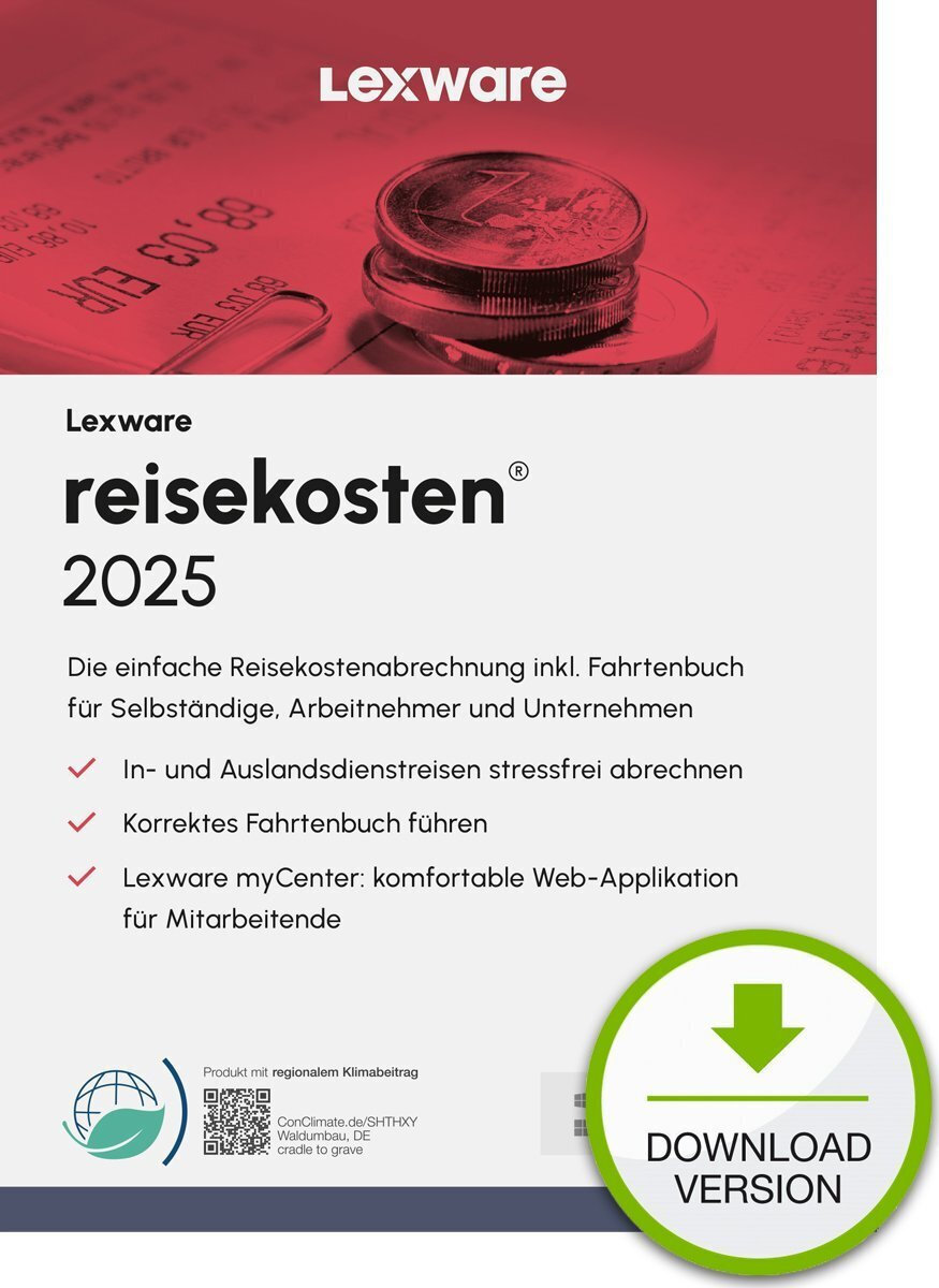 Πρόγραμμα Lexware Esd Lexware Reisekosten 2025 Online Download