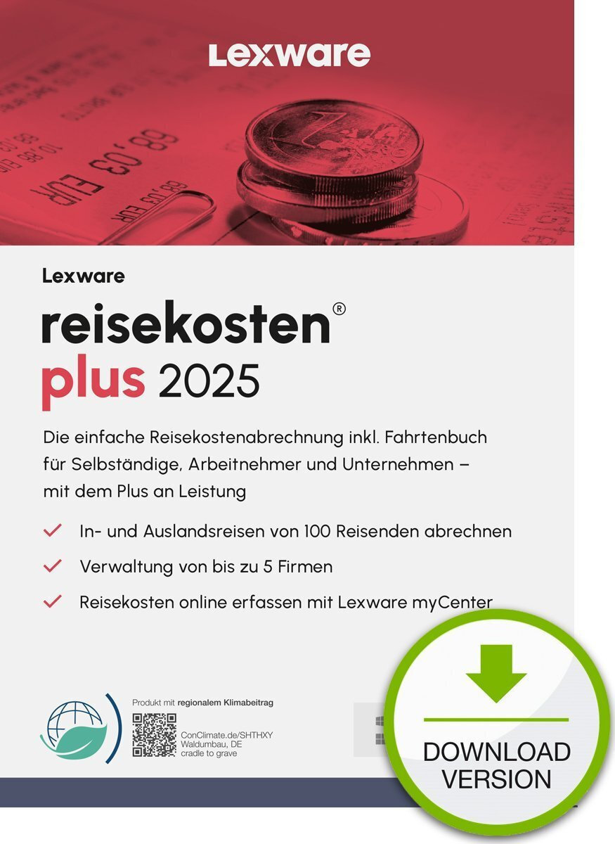 Πρόγραμμα Lexware Esd Lexware Reisekosten Plus 2025 Online Download