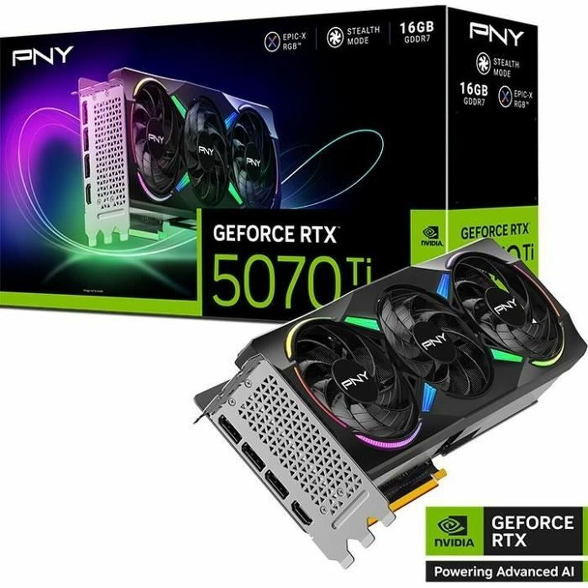 PNY GeForce RTX 5070 Ti 16GB OC Triple Fan - Image 1