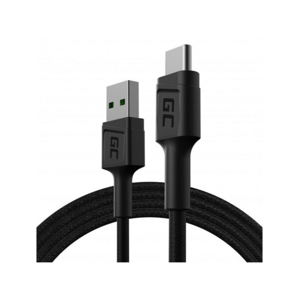 Green Cell PowerStream USB 2.0 USB-C male - USB-A 1.2m (KABGC22)