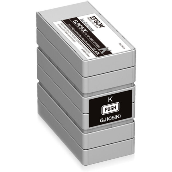 Epson GJIC5 Γνήσιο Μελάνι Εκτυπωτή InkJet Μαύρο (C13S020563)