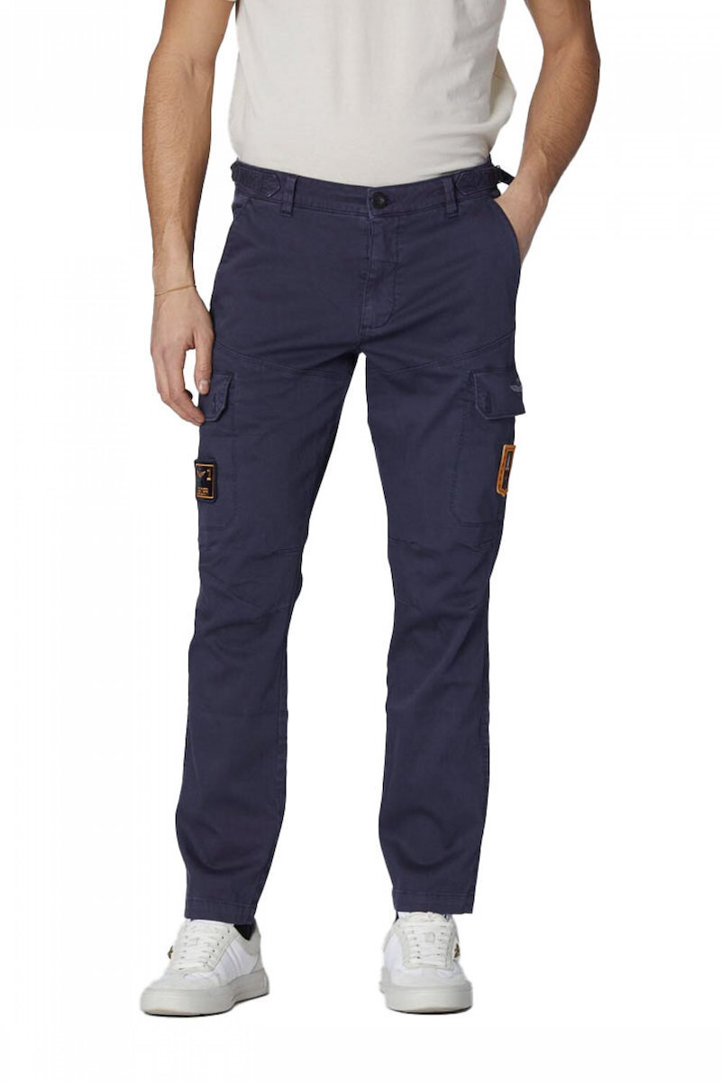 Aeronautica Militare Παντελόνι Cargo Navy Μπλε - Image 1