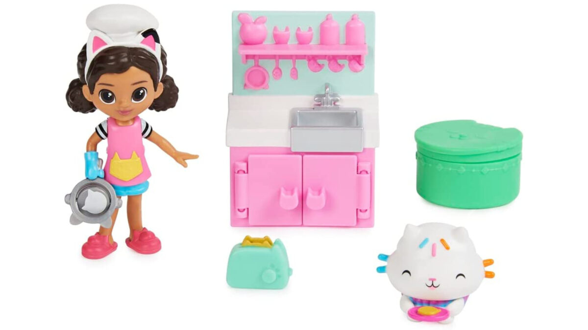 Spin Master Παιχνίδι Μινιατούρα Gabby´s Dollhouse Cat-tivity Pack Cooking Gabby για 3+ Ετών - Image 5