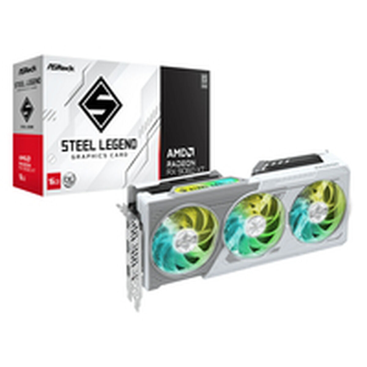 ASRock Radeon RX 9060 XT 16GB Steel Legend OC