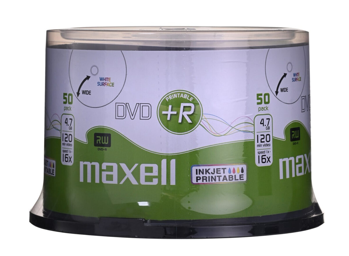 Maxell SP50 Εγγράψιμα DVD+R 16x Printable 4.7GB Cake Box 50τμχ - Image 4