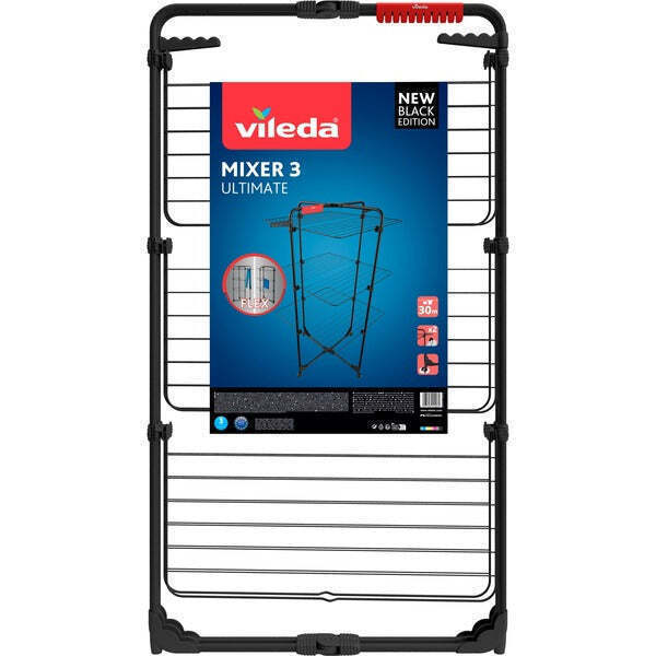 20250623170354_ad08be7d Vileda Mixer 3 Πτυσσόμενη Απλώστρα Δαπέδου από Μέταλλο με Μήκος Απλώματος 30m - Image 4