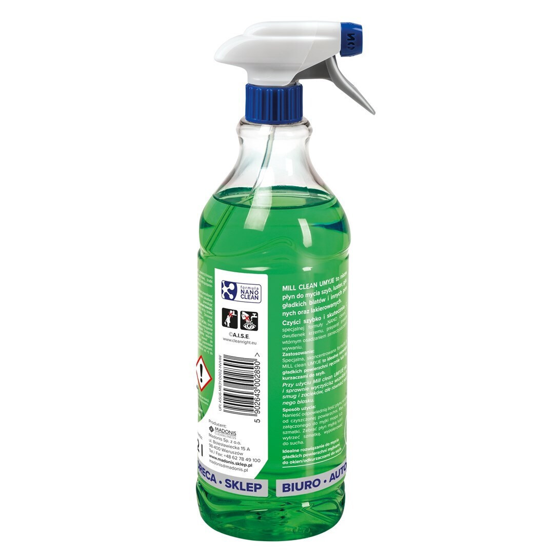 20250624100426_58911b37 Mill Clean Καθαριστικό Spray Τζαμιών 1.22lt - Image 2