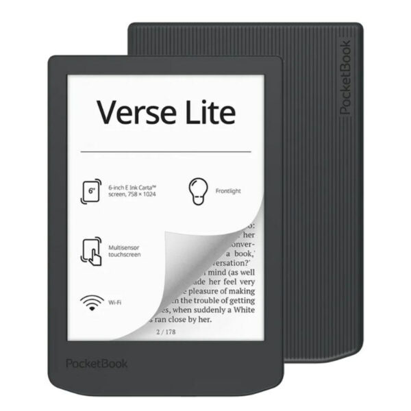 Pocketbook Verse Lite με Οθόνη Αφής 6" (8GB) Γκρι