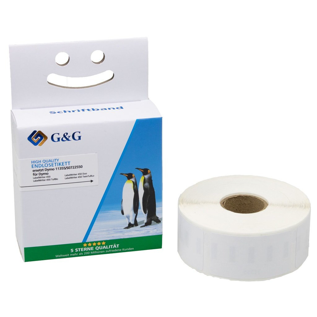 G&G Αυτοκόλλητες Ετικέτες σε Ρολό 19x51mm