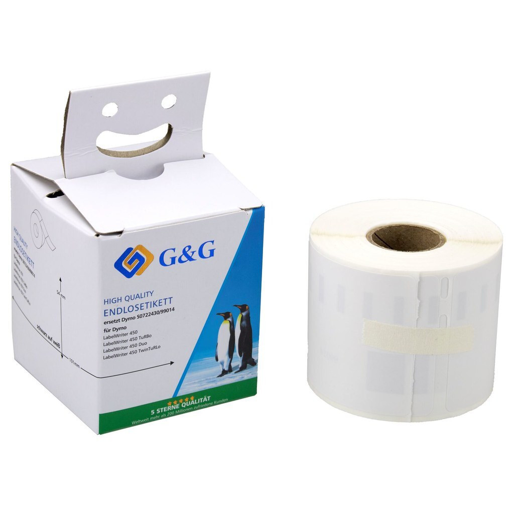 G&G Αυτοκόλλητες Ετικέτες σε Ρολό 54x101mm