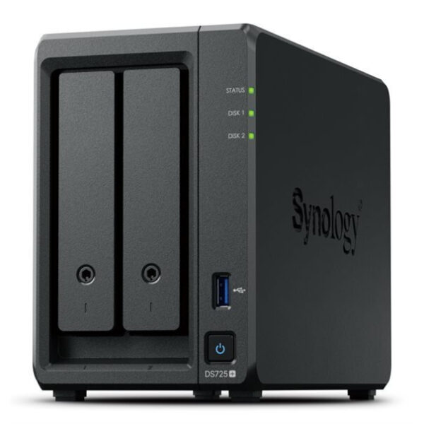 Synology Disk Station DS725+ NAS με 2 θέσεις για HDD/M.2/SSD