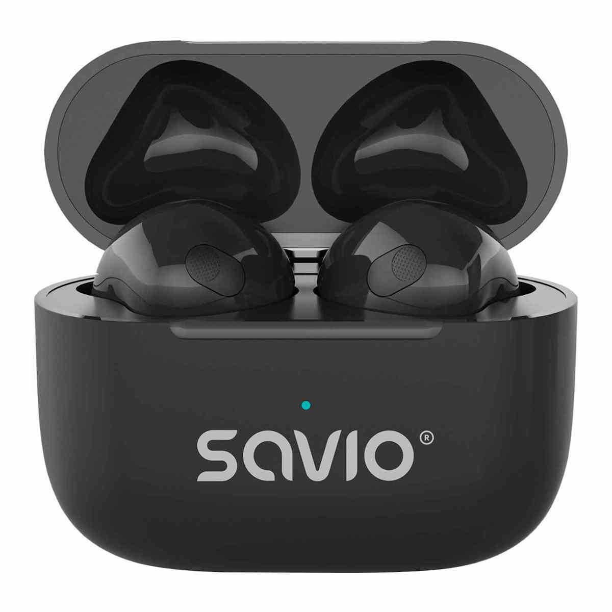 Savio TWS-02 PRO In-ear Μαύρα