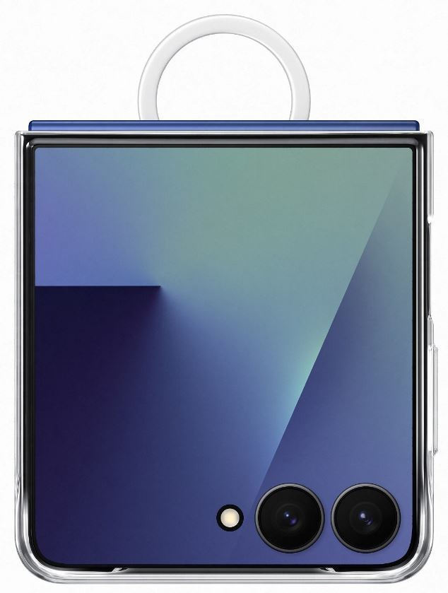 Samsung Book Σιλικόνης Διάφανο (Galaxy Z Flip7) EF-QF766CTEGWW