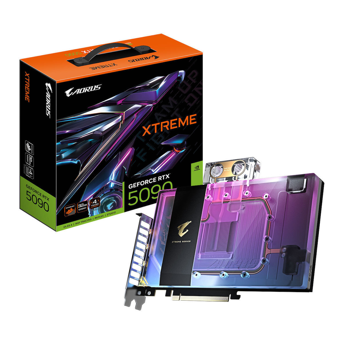 Gigabyte GeForce RTX 5090 32GB Xtreme Waterforce WB