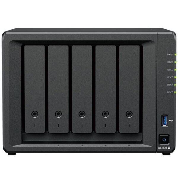 Synology Diskstation DS1525+ NAS με 5 θέσεις για HDD/M.2/SSD