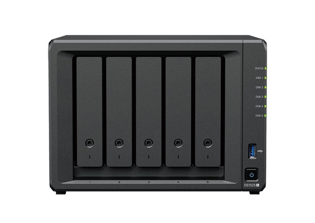 Synology Diskstation DS1525+ NAS με 5 θέσεις για HDD/M.2/SSD - Image 1