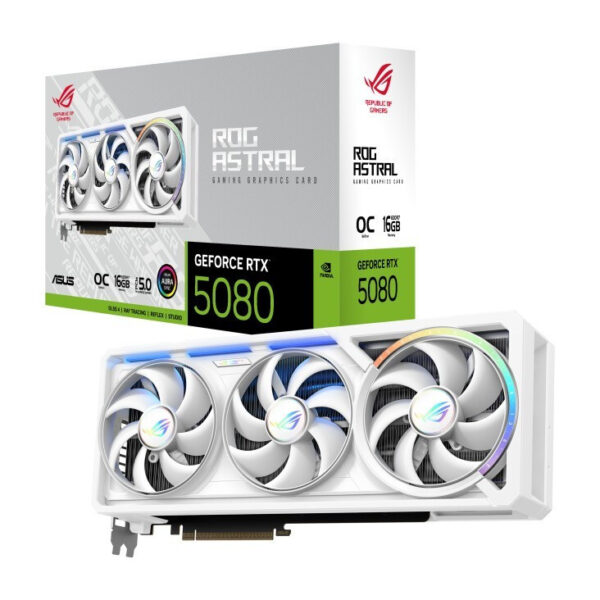 Asus GeForce RTX 5080 16GB ROG Astral White OC Edition