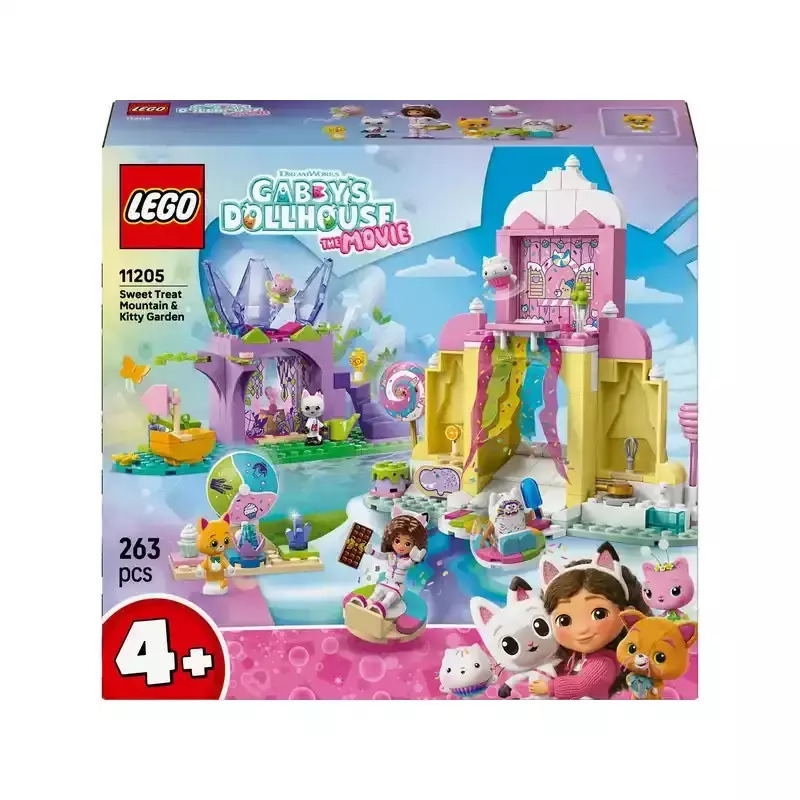 Lego Gabby's Dollhouse Sweet Treat Mountain & Kitty Garden για 4+ Ετών 263τμχ