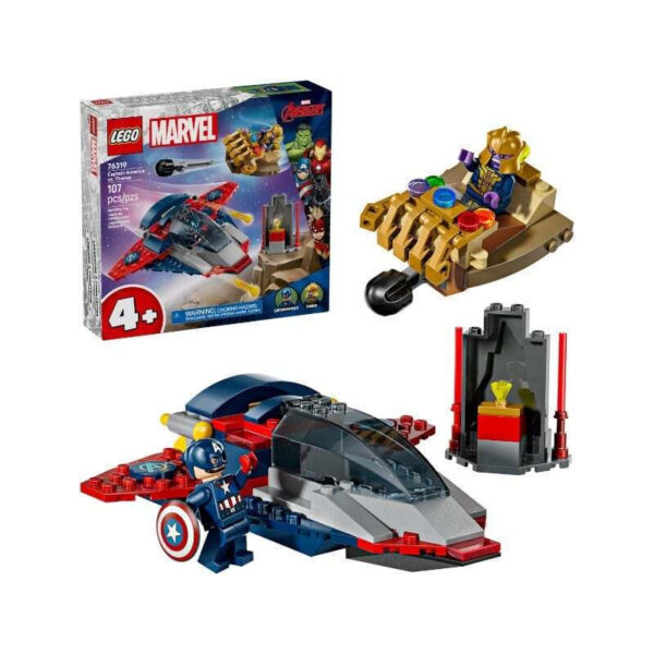 Lego Super Heroes Captain America για 4+ Ετών 107τμχ
