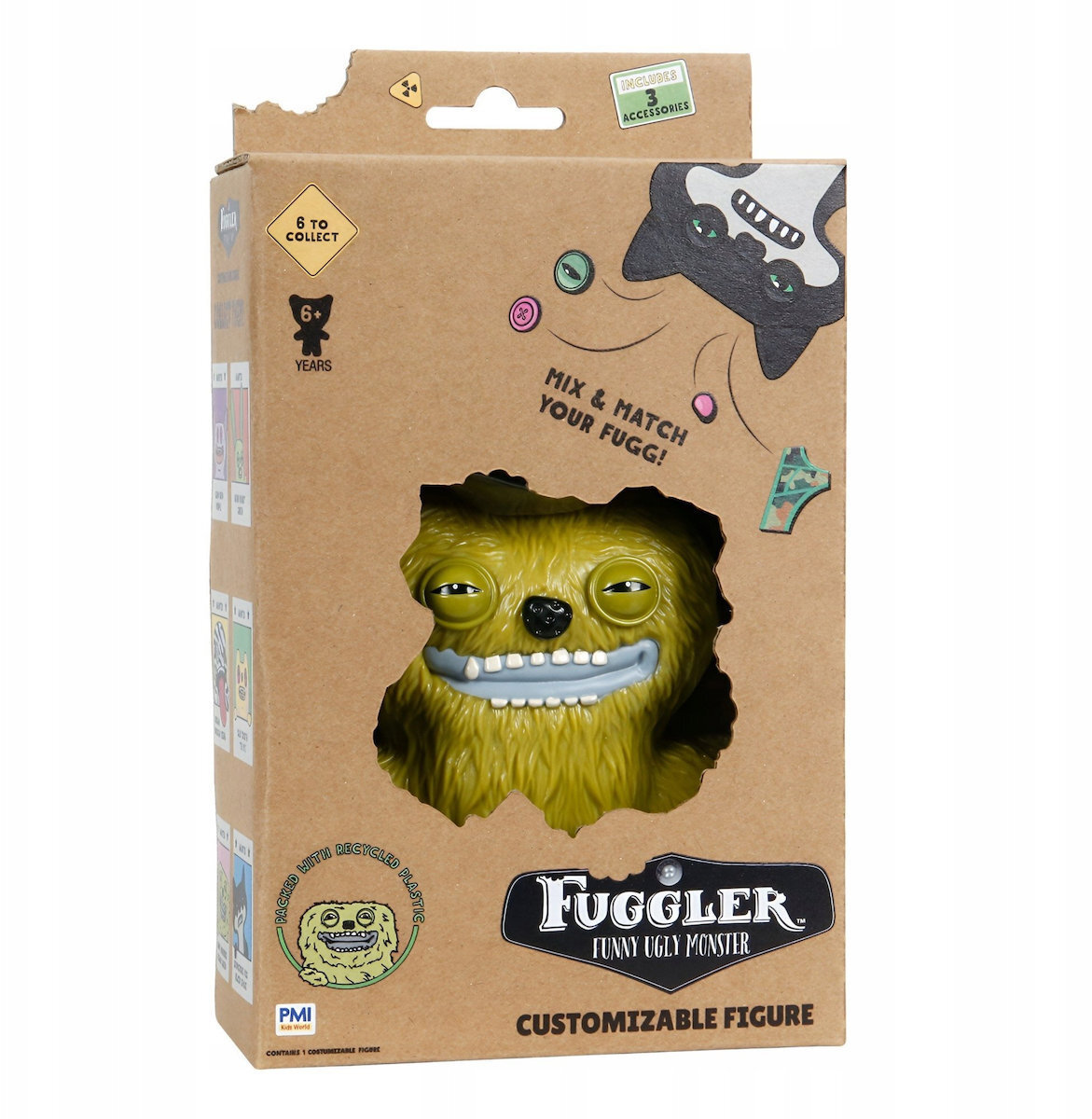 Παιχνίδι Μινιατούρα Fuggler S1 Customizable Figures Underoo McGoo Green Πράσινο 11.5εκ.