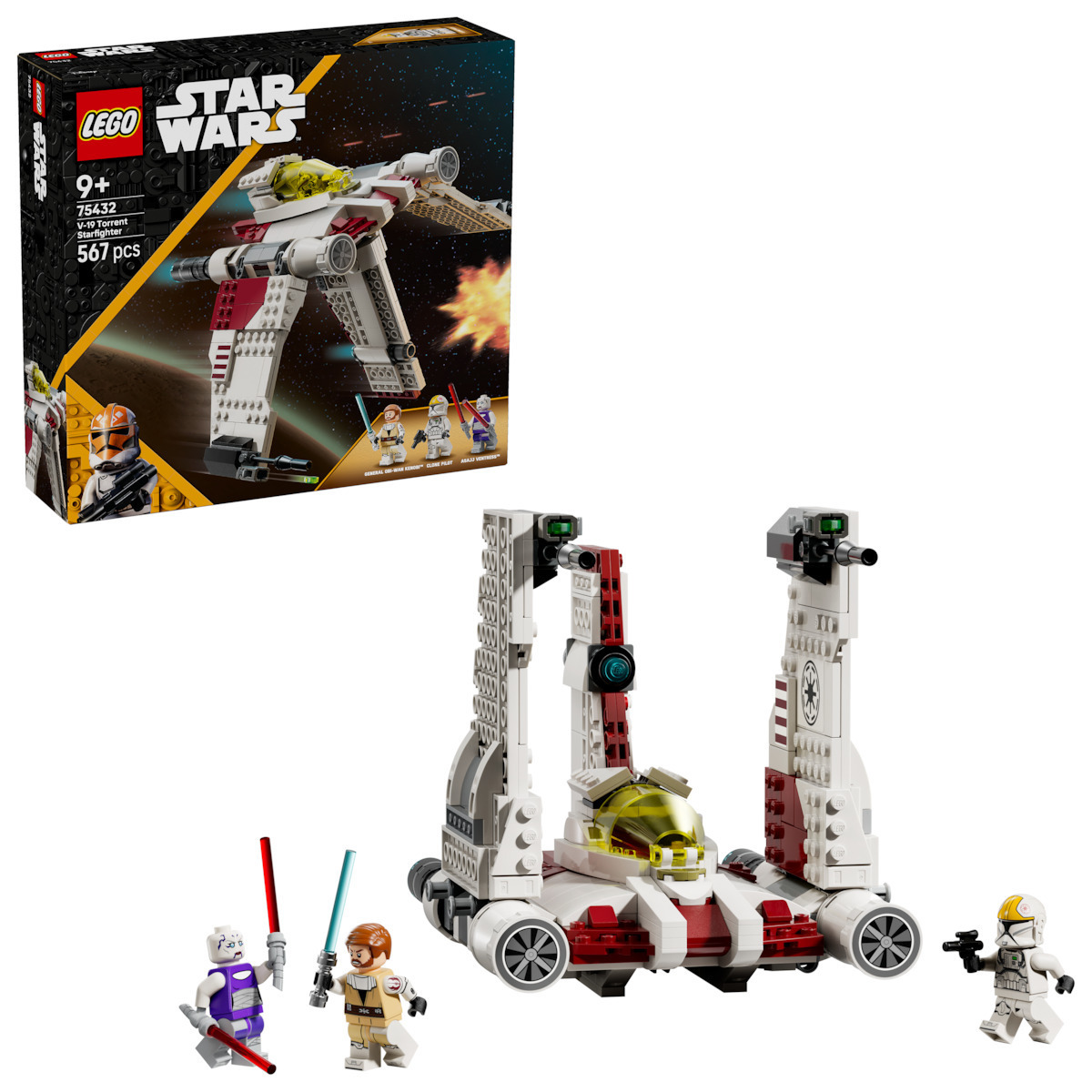 Lego Star Wars V-19 Torrent Starfighter για 9+ Ετών 567τμχ - Image 1