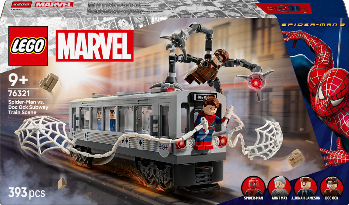 Lego Super Heroes Spiderman vs Doc Ock Subway Train Scene για 9+ Ετών 393τμχ - Image 2