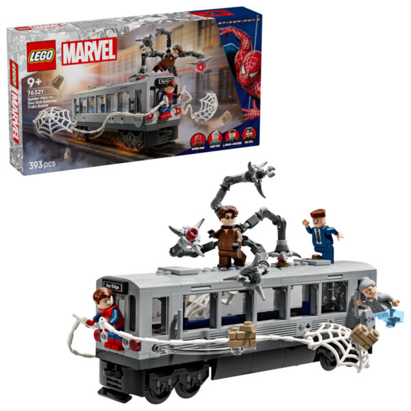 Lego Super Heroes Spiderman vs Doc Ock Subway Train Scene για 9+ Ετών 393τμχ
