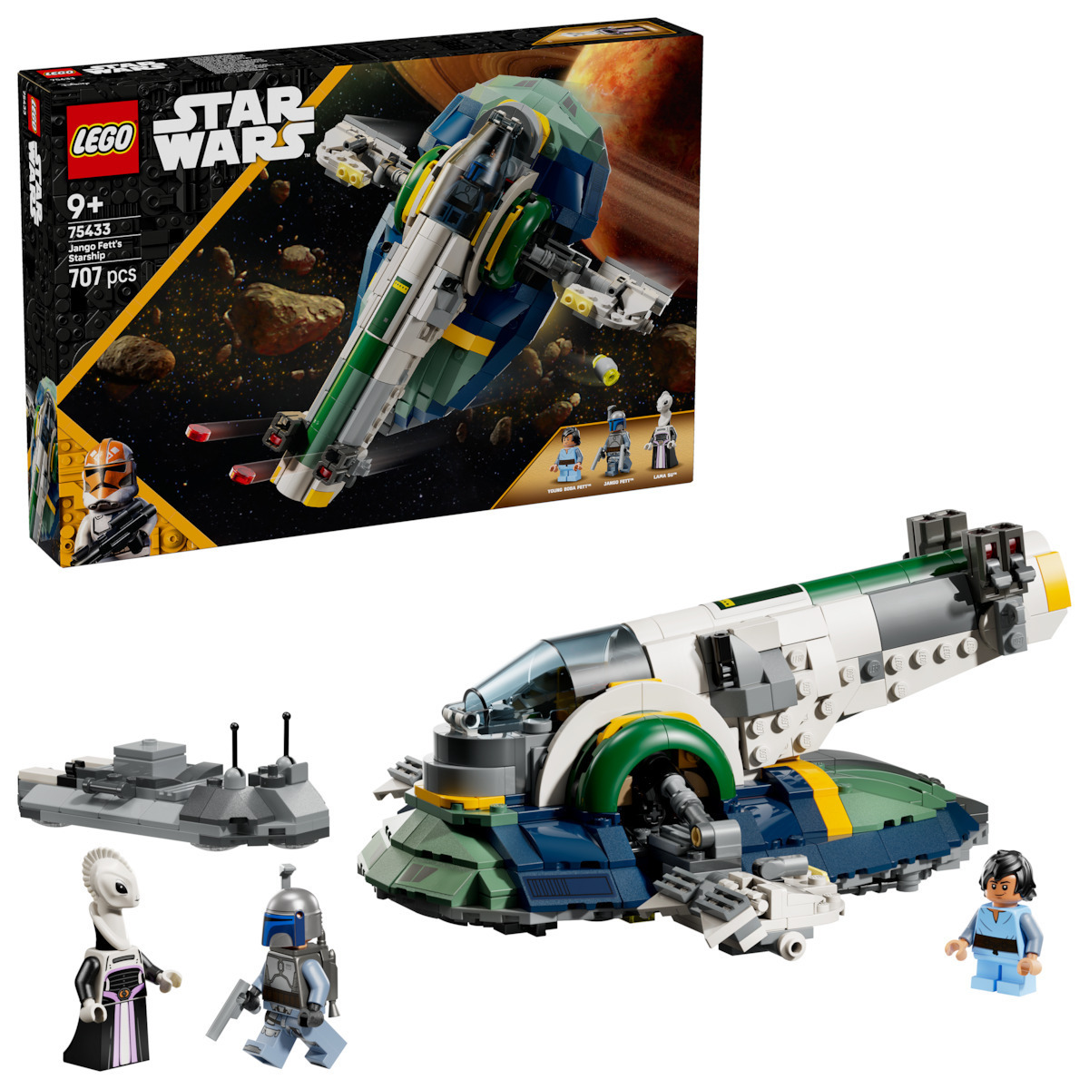 Lego Star Wars Jango Fett's Starship για 9+ Ετών 707τμχ - Image 1