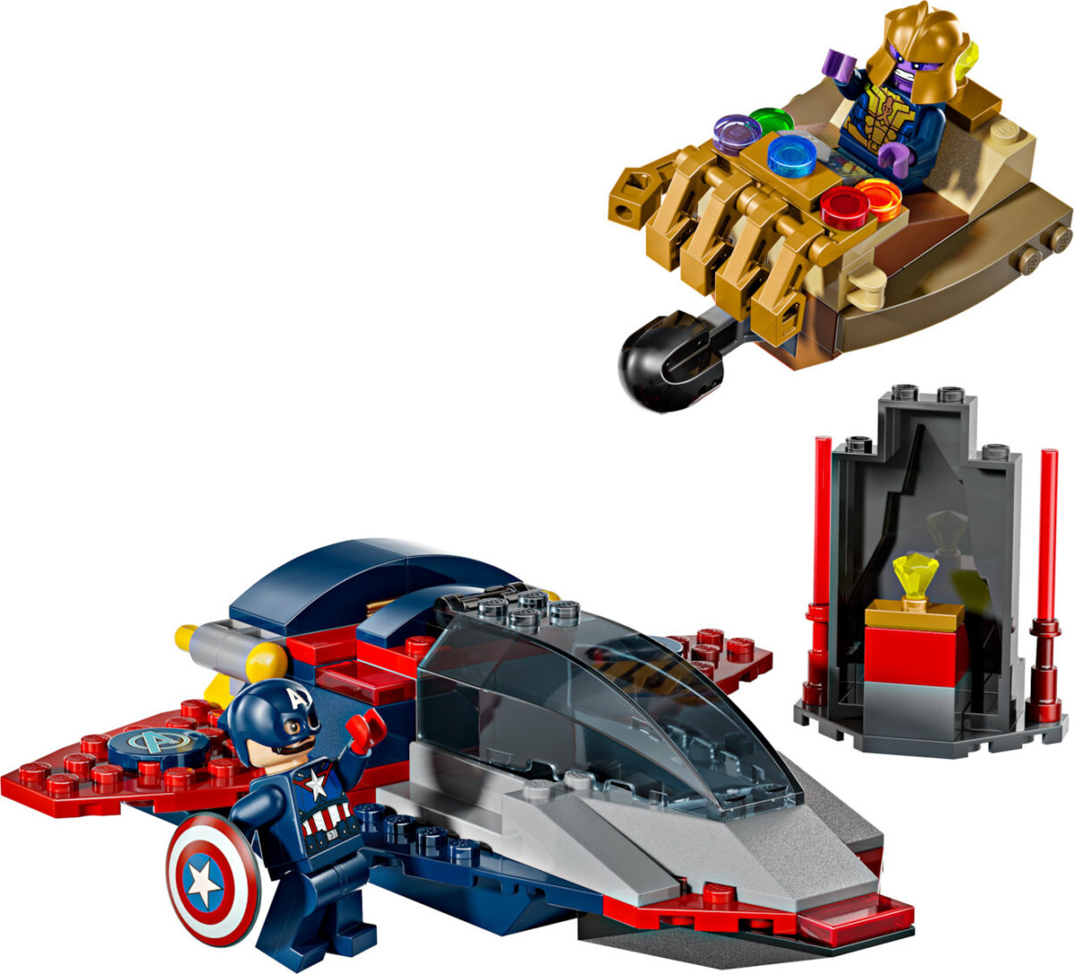 Lego Super Heroes Captain America για 4+ Ετών 107τμχ - Image 2