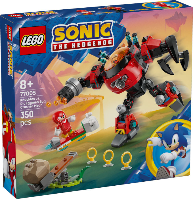 Lego Sonic Knuckles vs Dr. Eggman Egg Crusher Mech για 8+ Ετών 350τμχ