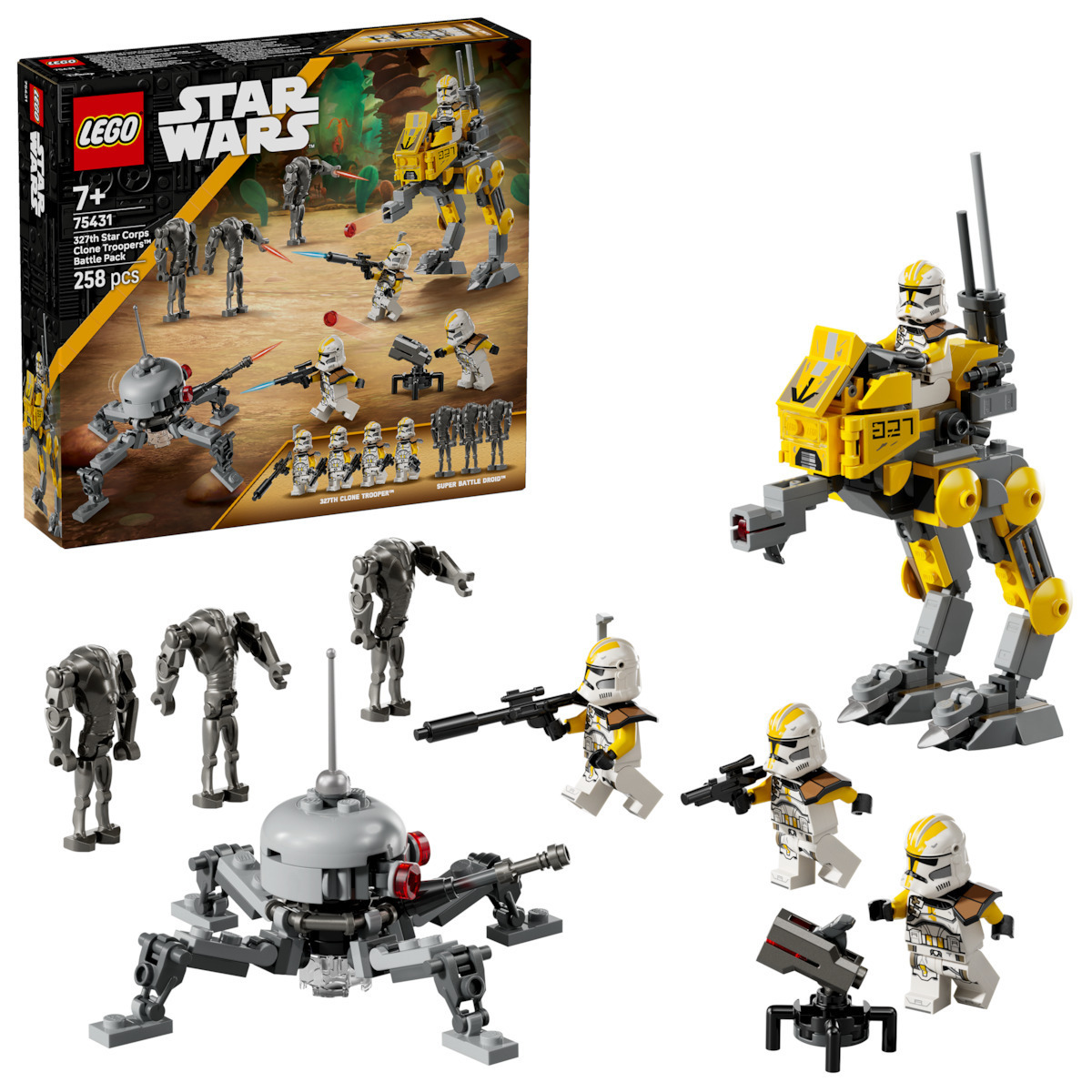 Lego Star Wars 327th Star Corps Clone Troopers για 7+ Ετών 258τμχ - Image 1