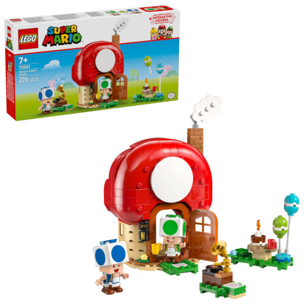 Lego Super Mario Πάρτι Στο Σπίτι Του Toad για 7+ Ετών 276τμχ