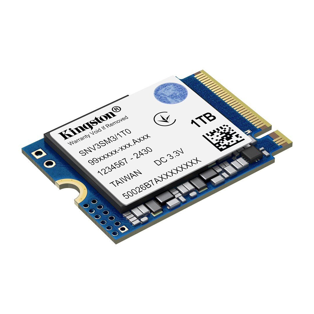 Kingston NV3 SSD 1TB M.2 NVMe PCI Express 4.0 SNV3SM3/1T0