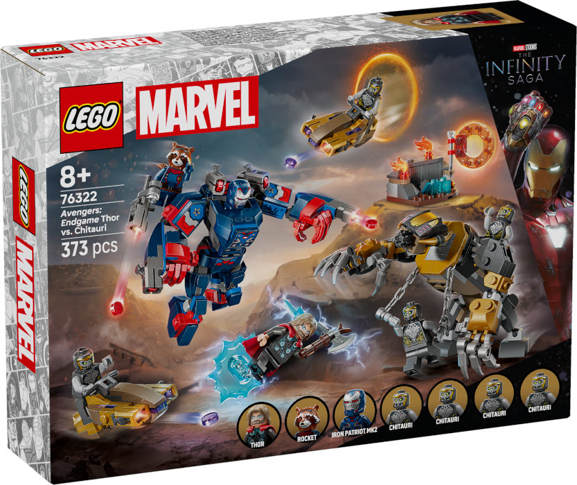 Lego Super Heroes Avengers: Endgame Thor vs Chitauri για 8+ Ετών 373τμχ - Image 1