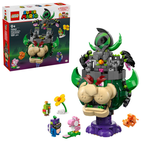 Lego Super Mario Prince Florian & Castle Bowser για 9+ Ετών 1251τμχ