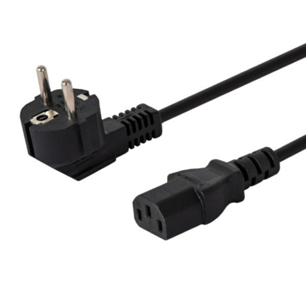 Savio Elmak Power cable Schuko - IEC C13 Cable 3m Μαύρο CL-146