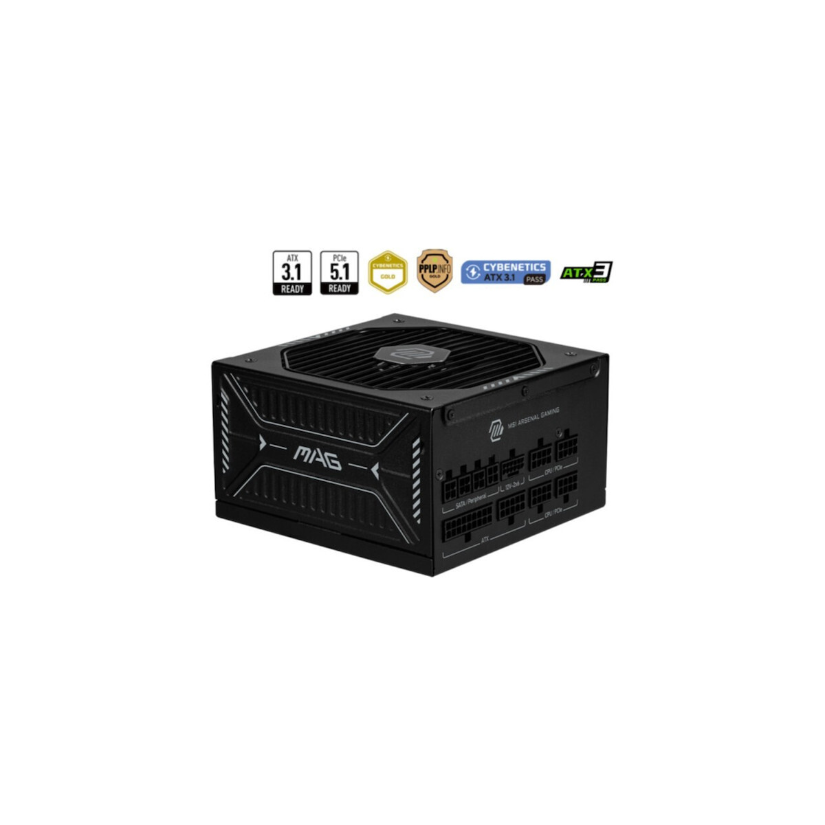 MSI MAG A850GLS PCIE5 850W Full Modular 80 Plus Gold - Image 1