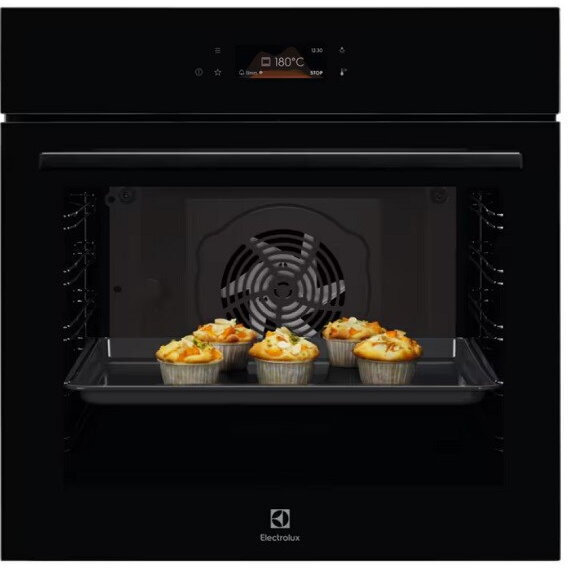 Electrolux Άνω Πάγκου Μαύρος LOE8F38Z
