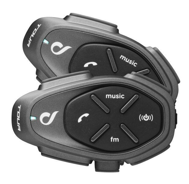 Interphone Tour HD Ενδοεπικοινωνία Διπλή για Κράνος Μηχανής