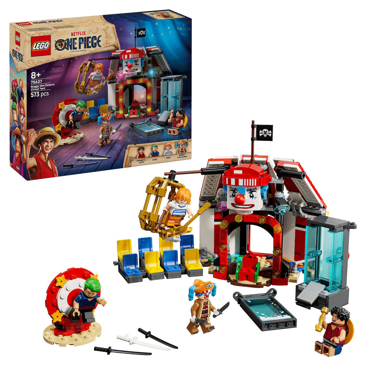Lego One Piece - Buggy the Clown's Circus Tent για 8+ Ετών 573τμχ