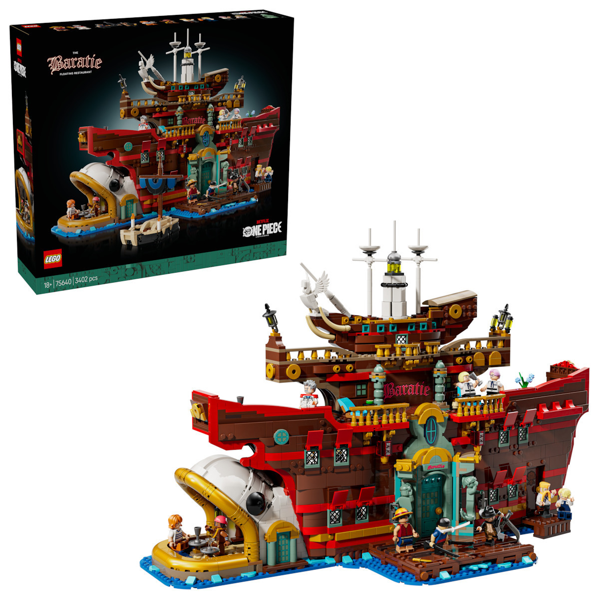 Lego One Piece - The Baratie Floating Restaurant για 18+ Ετών 3402τμχ