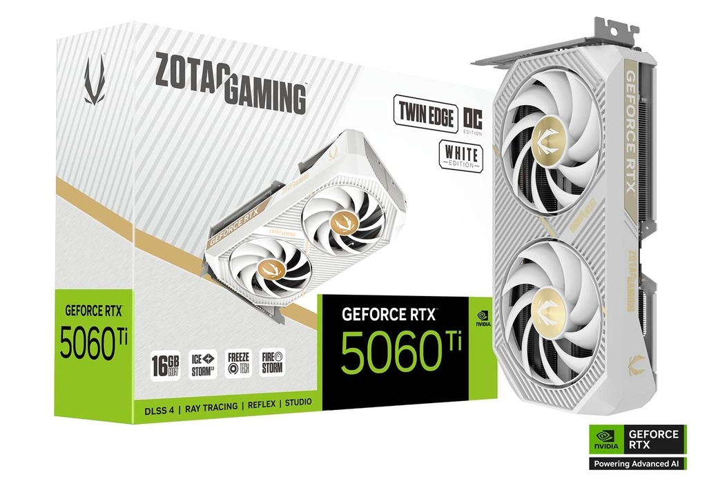 Zotac GeForce RTX 5060 Ti 16GB Twin Edge OC White - Image 1