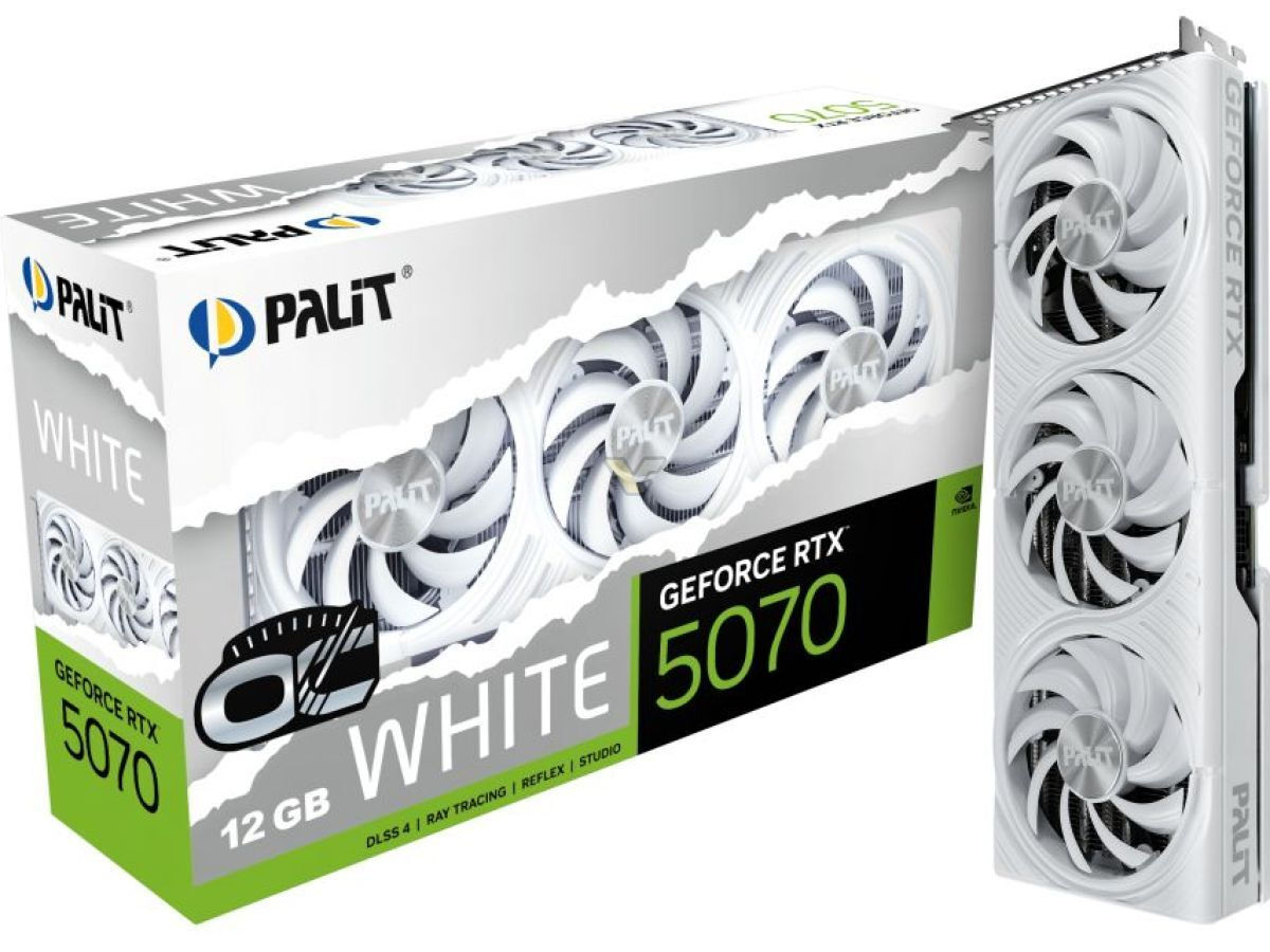 Palit GeForce RTX 5070 12GB White OC - Image 1