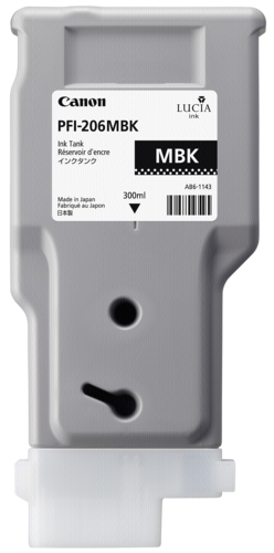 Canon PFI-206MBK Γνήσιο Μελάνι Εκτυπωτή InkJet Μαύρο (5302B001)